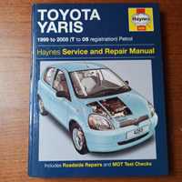 Książka serwisową toyota yaris +słownik techniczny
