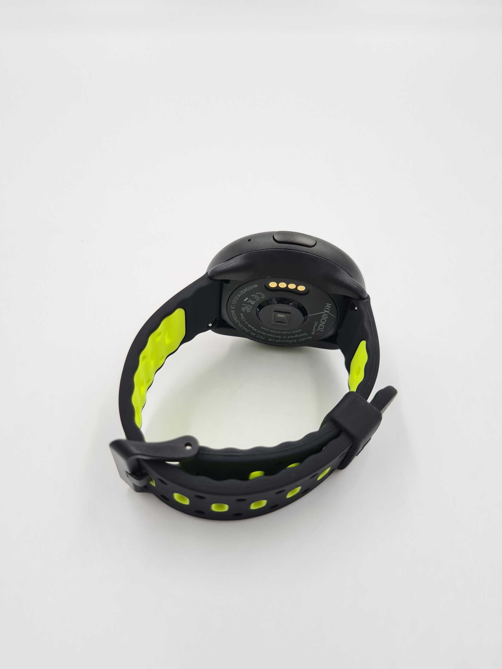 MyKronoz ZeRound2HR Premium smartwatch czarny/żółty
