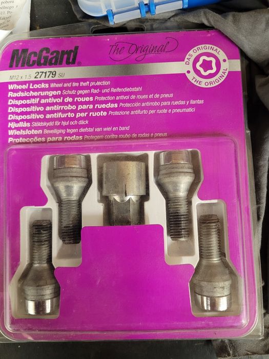 McGard, Śruby zabezpieczające/antykradzieżowe M12 ×1.5