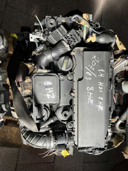 Motor completo PSA Citroen C3, Peugeot 206, 207 e 307 1.4HDI 8HZ / 8HX