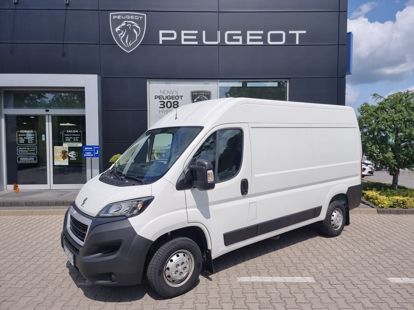 Peugeot Boxer  335 BlueHDi L2H2 Pro, salon PL, ASO, FV23%, I wł, klima, bluetooth
