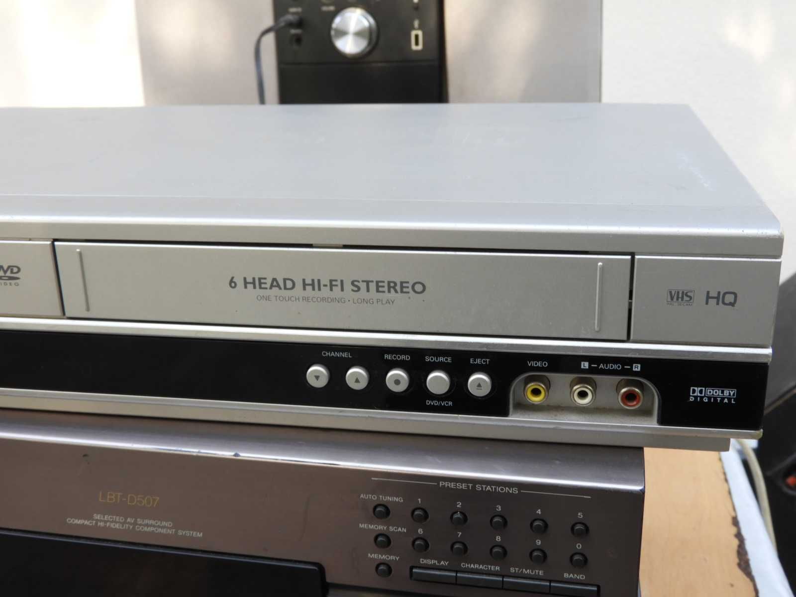 Magnetowid + DVD Philips DVP 3055 V / 02 niesprawny