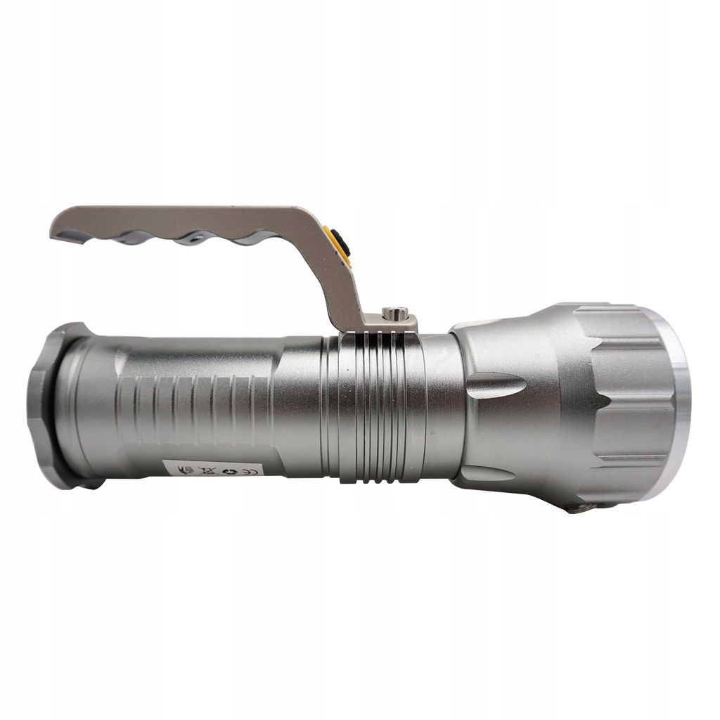 latarka led szperacz survival metal 3 akumulatory