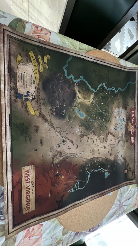 Prezent Fallout 76 mapa kolekcjonerska