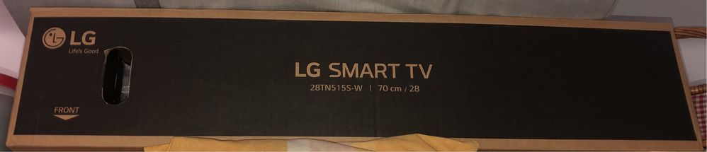 Smart TV LG branca 28TN515S-W 28 polegadas 70cm