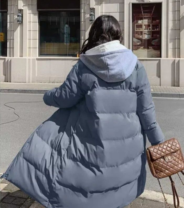 Длинная тёплая куртка