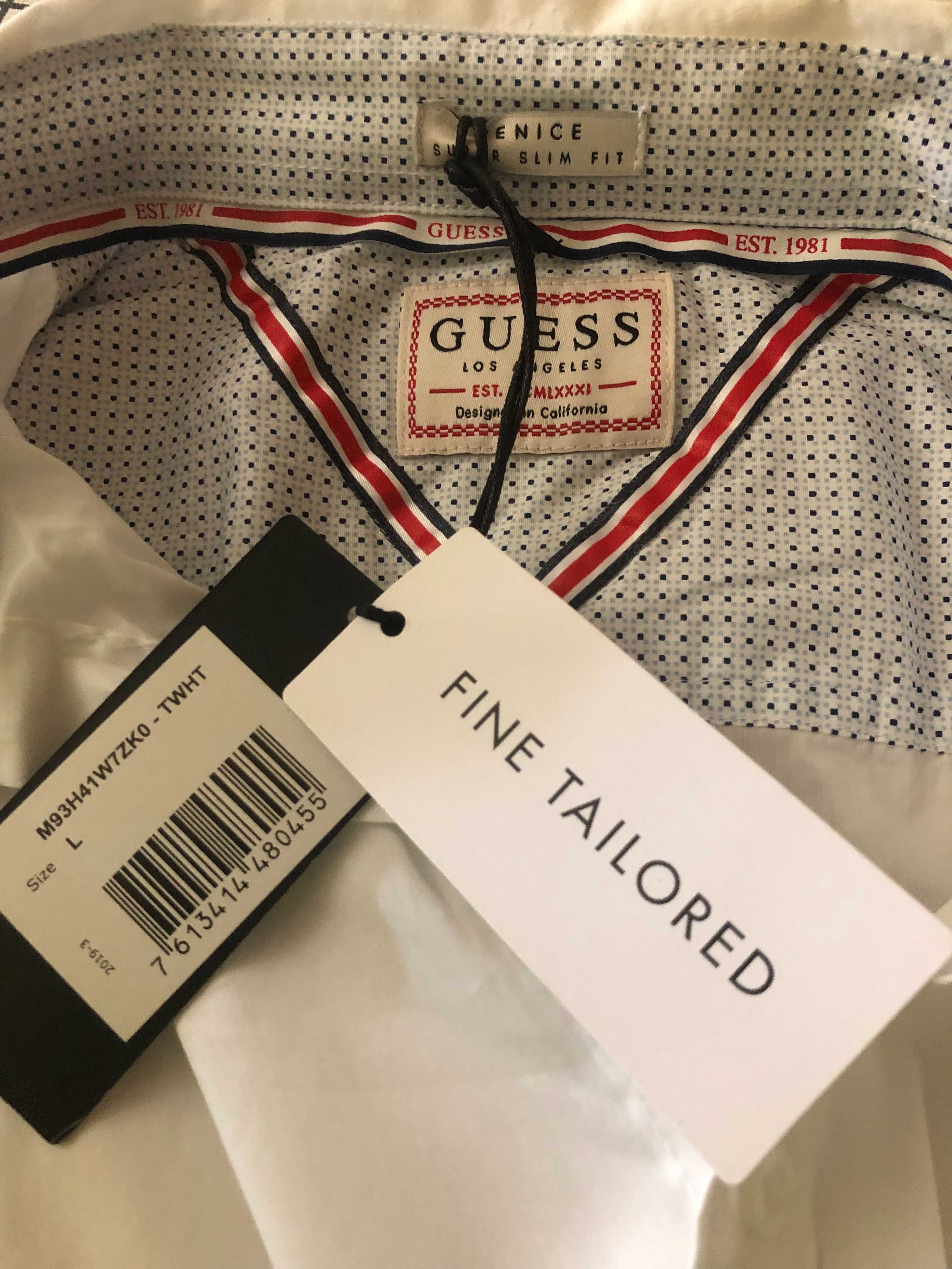 Camisa branca Guess - tam. L NOVA