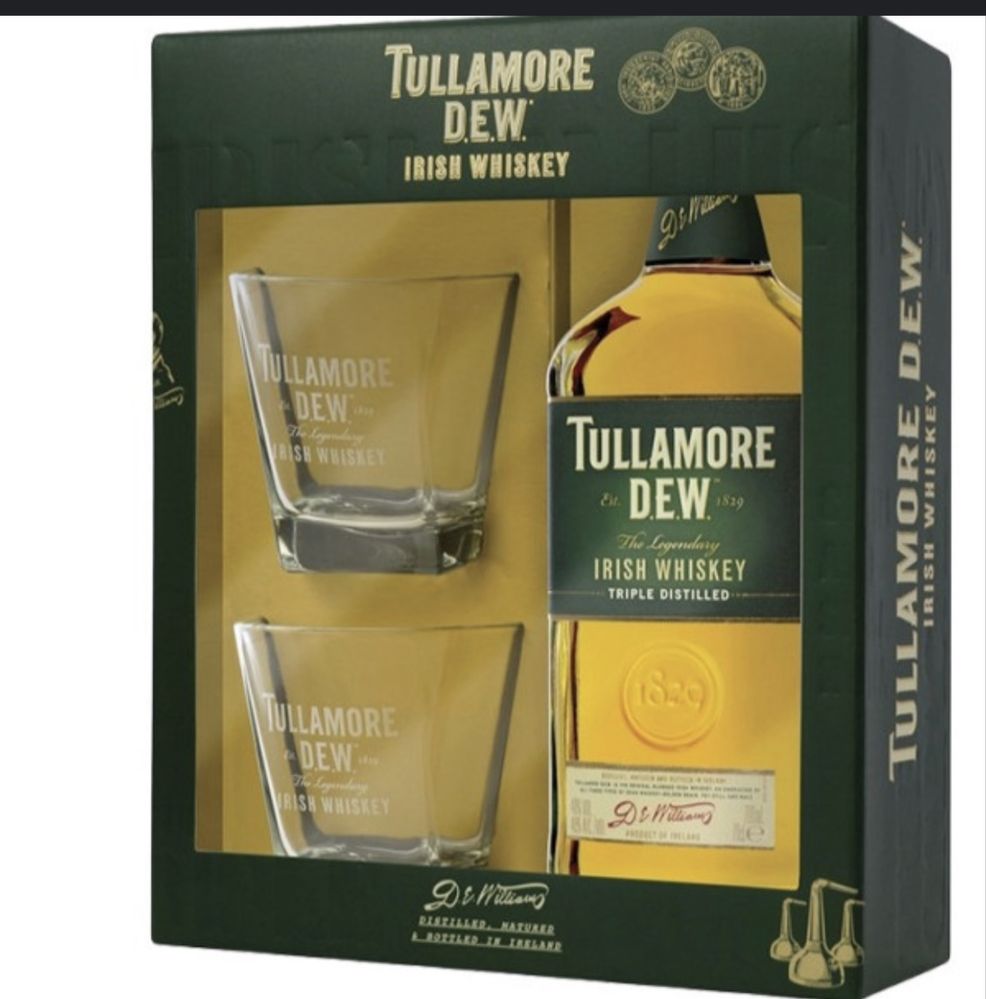 Стаканы для Виски TULLAMORE DEW  2 шт Оригинал
