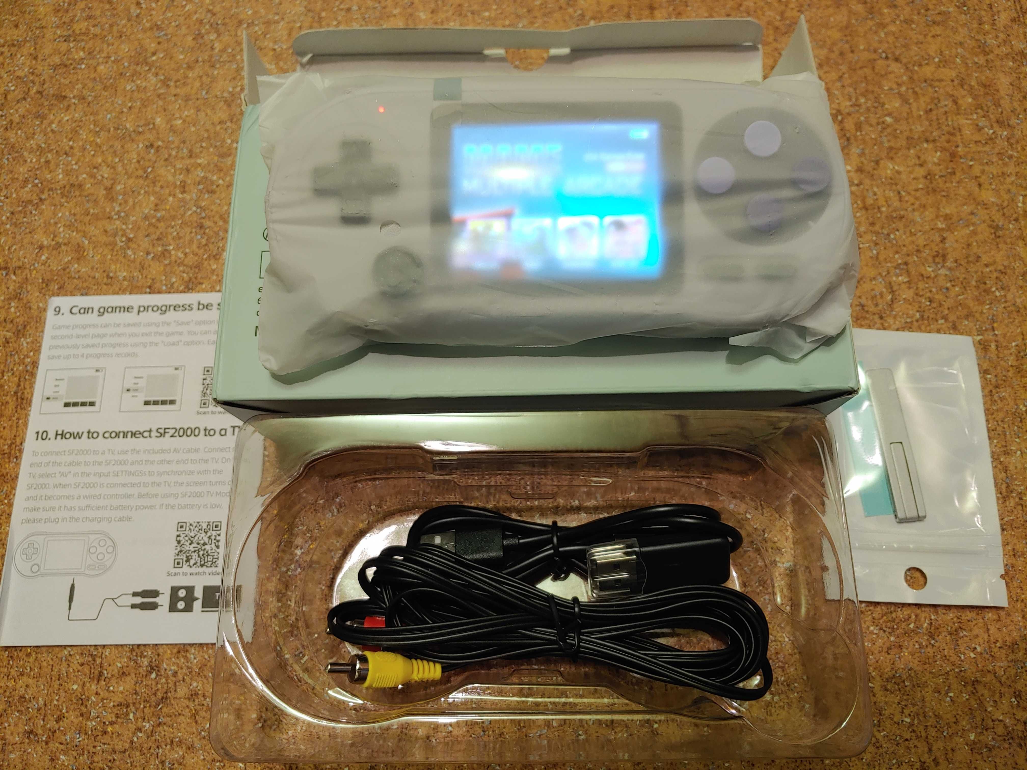 Портативная приставка/консоль Data Frog SF2000 +геймпад Dendi, Sega16