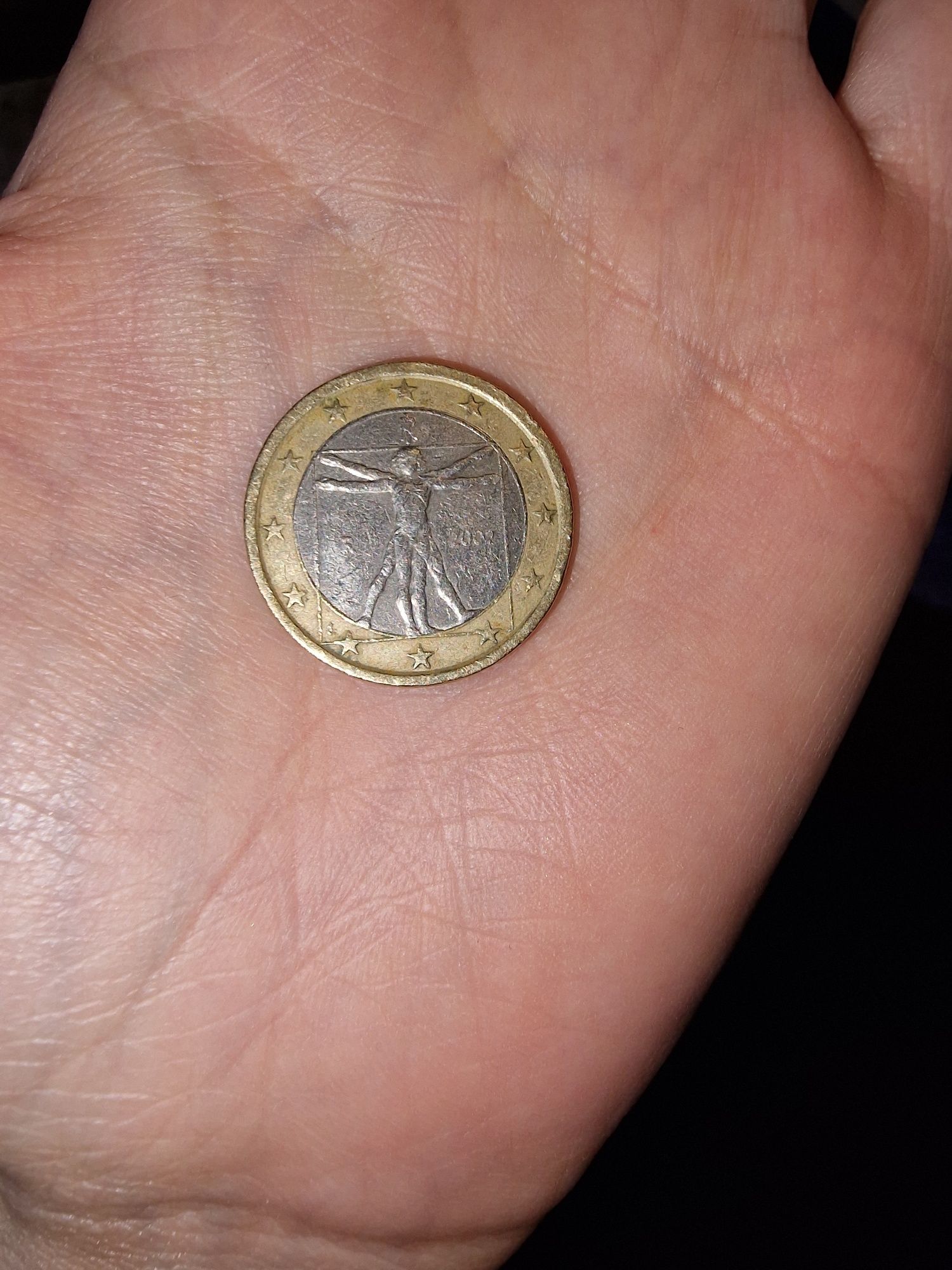 Moeda rara Itália 1€ 2002