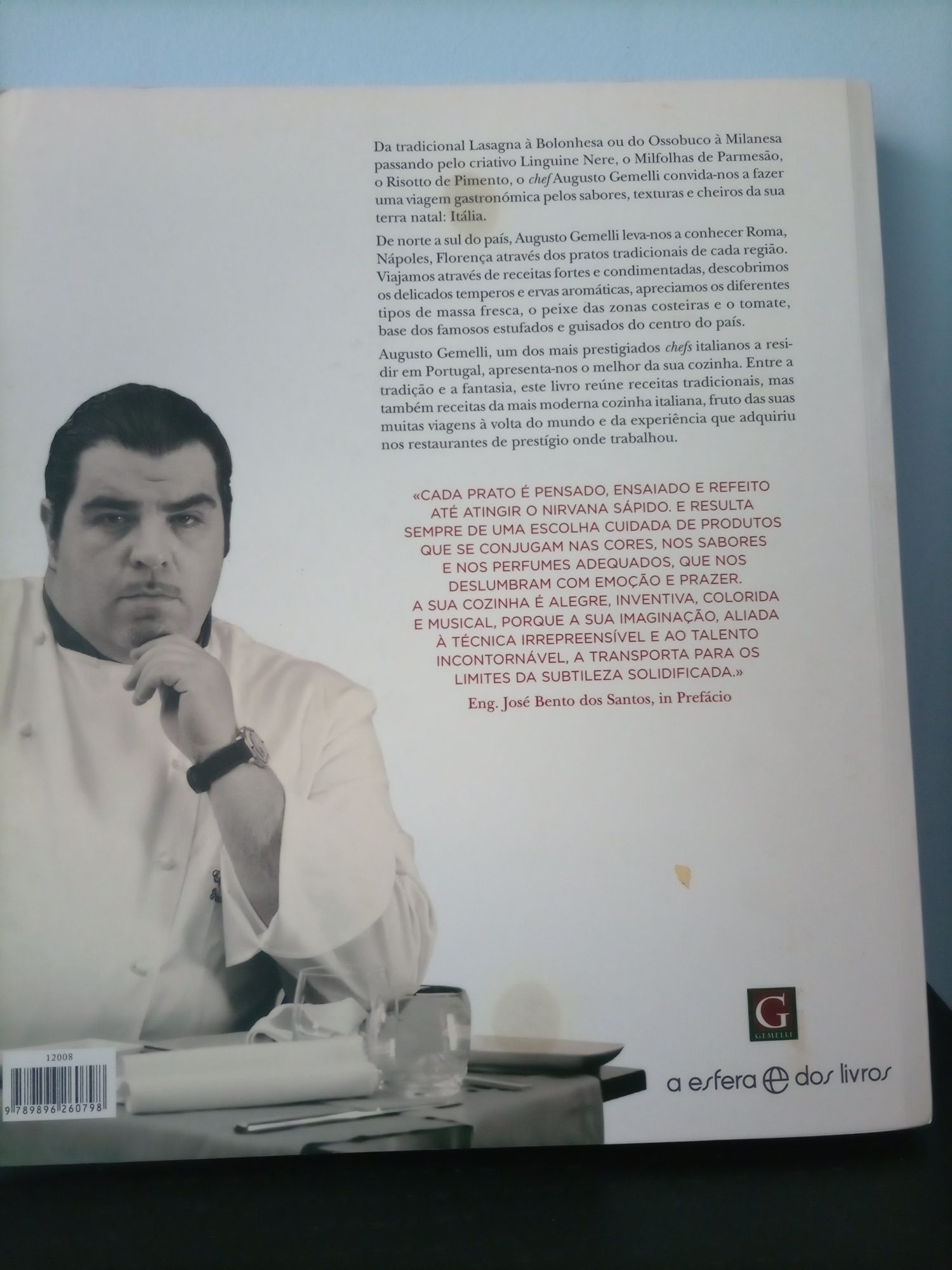 A cozinha italiana de Augusto Gemelli