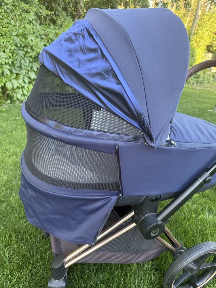 Wózek 3w1 Cybex Priam 2.0 Indigo Blue-Rezerwacja do 10.08