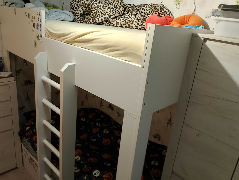 Łóżko piętrowe wzmocnione