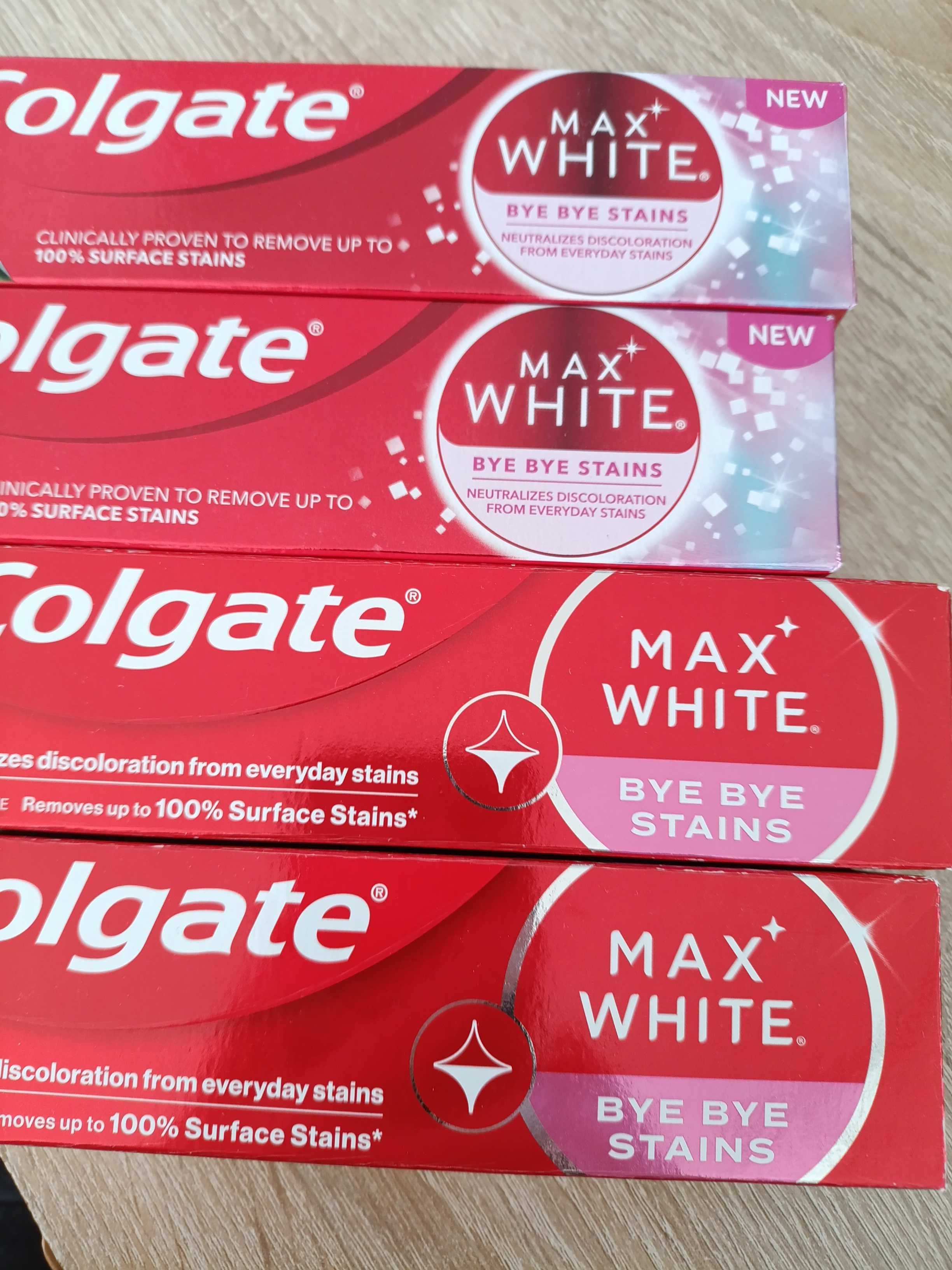 Pasta do zębów Colgate Max White Bye Bye Stains.