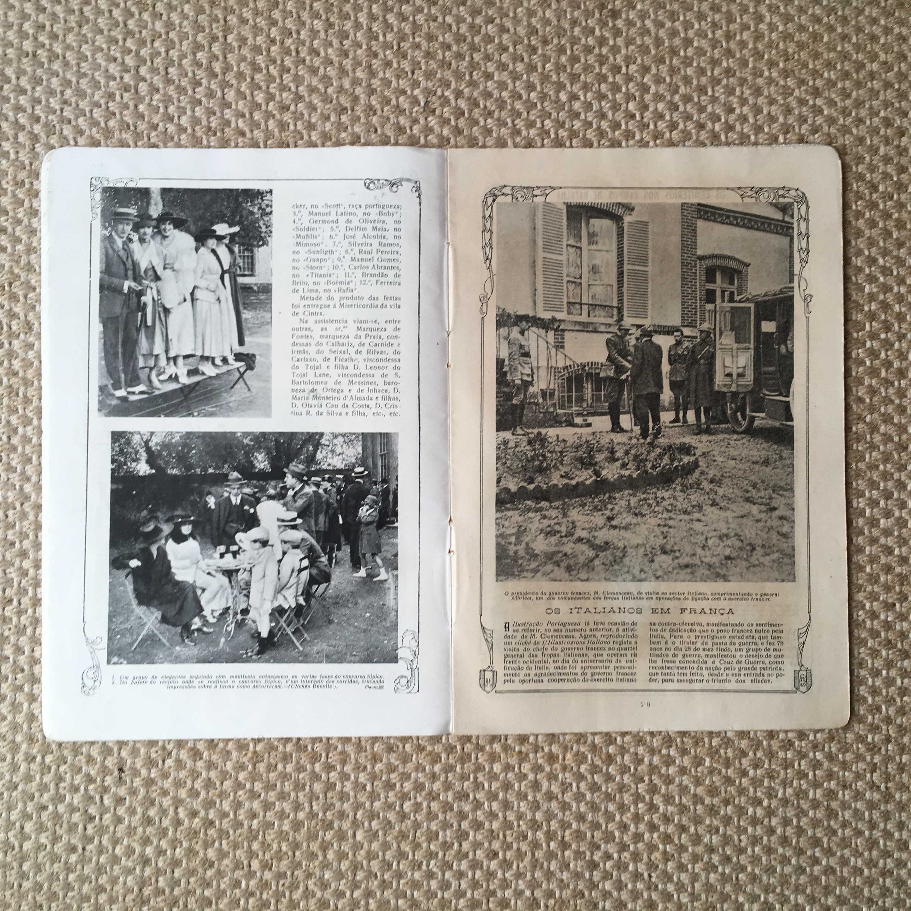 Revistas antigas de bordados, o Século de 1918