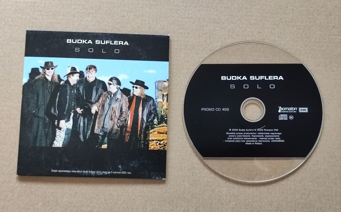 Budka Suflera Solo płyta CD singiel Promo unikat z 2004 roku.t