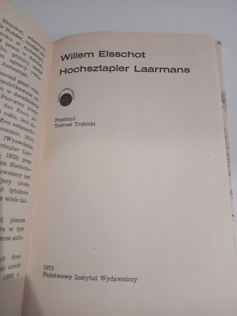 Willem Elsschot Hochsztapler Laarmans