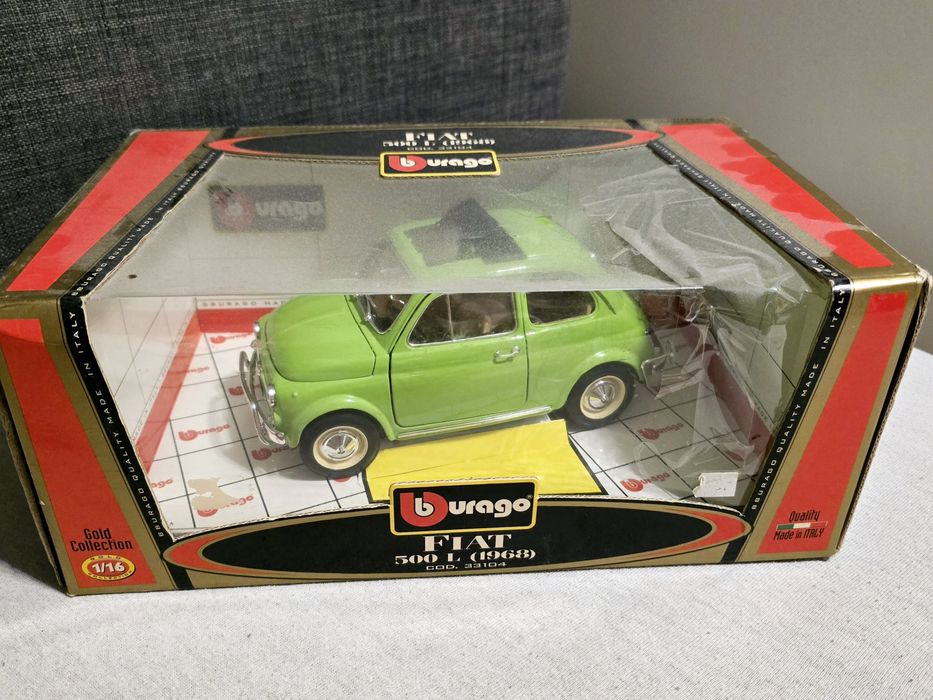 Bburago burago Fiat 500 1:18 Italy UNIKAT