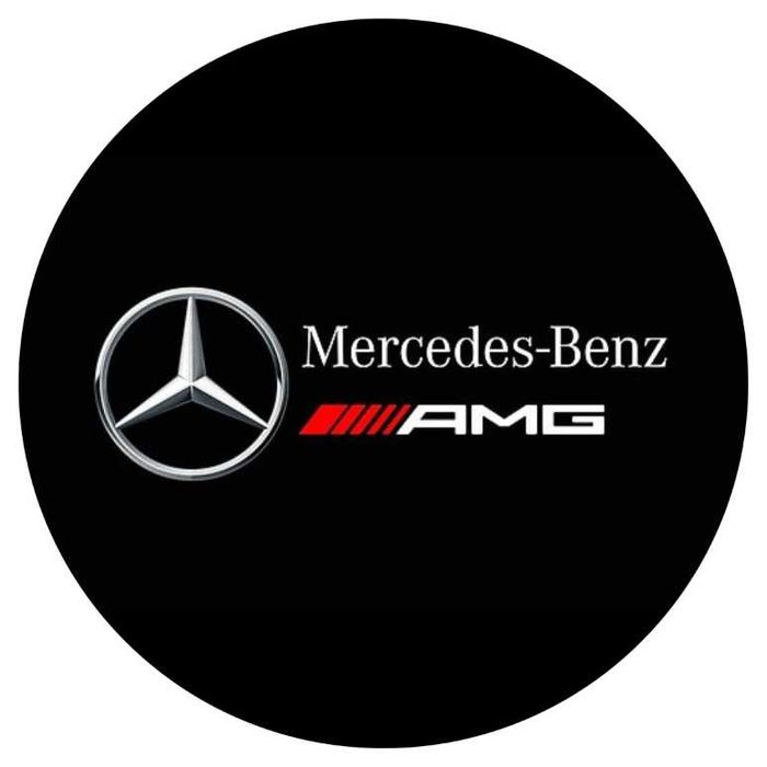 Opłatek na tort Urodziny Mercedes Logo