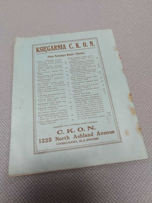 Miesięcznik "WICI", Organ K. O. N., Nr. 28, wrzesien 1918