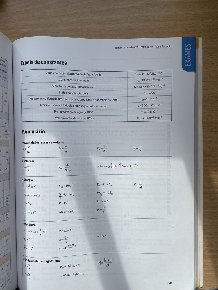 LIVRO DE PREPARAÇÃO PARA O EXAME DE FÍSICA E QUIMICA A - OPORTUNIDADE