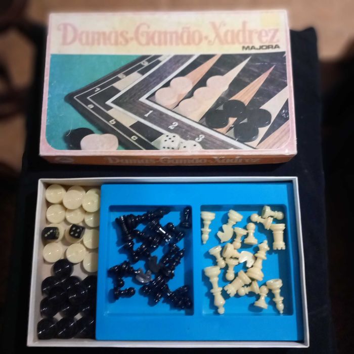 Jogo Damas - Gamão- Xadrez