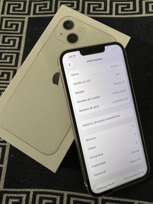 Iphone 13 256gb branco