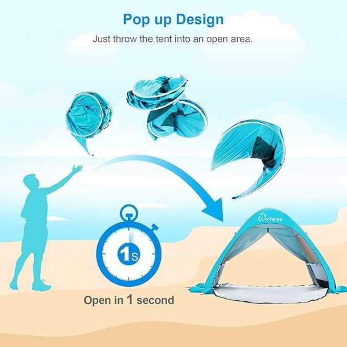 Tenda de praia para bebé