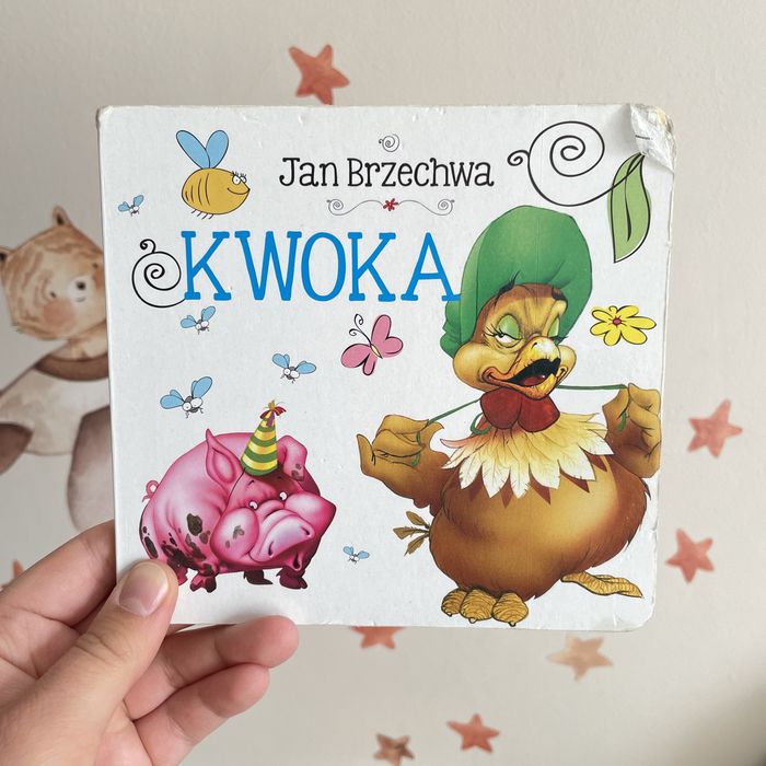 Kwoka Jan Brzechwa Biblioteczka Niedźwiadka Olesiejuk książeczka