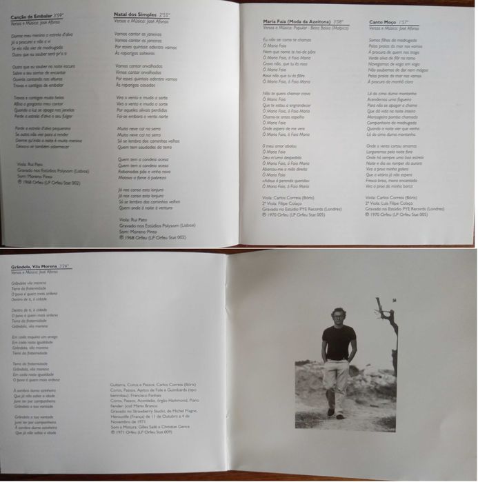 José Afonso	- - - - -		José Afonso	- - - - -	2 X CD