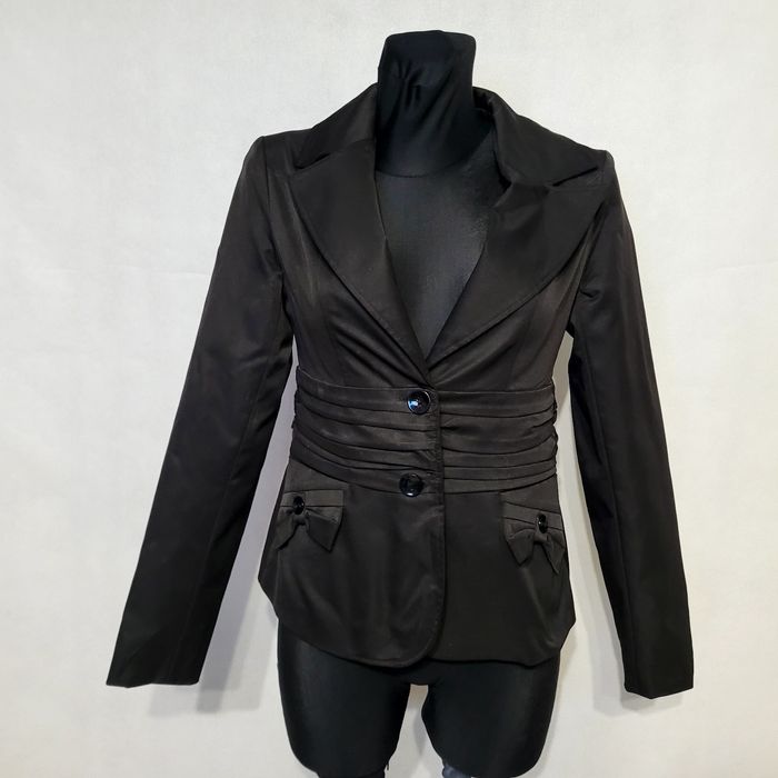 Czarna elegancka marynarka Cocomore, rozm.s. Stan idealny. Praktycznie