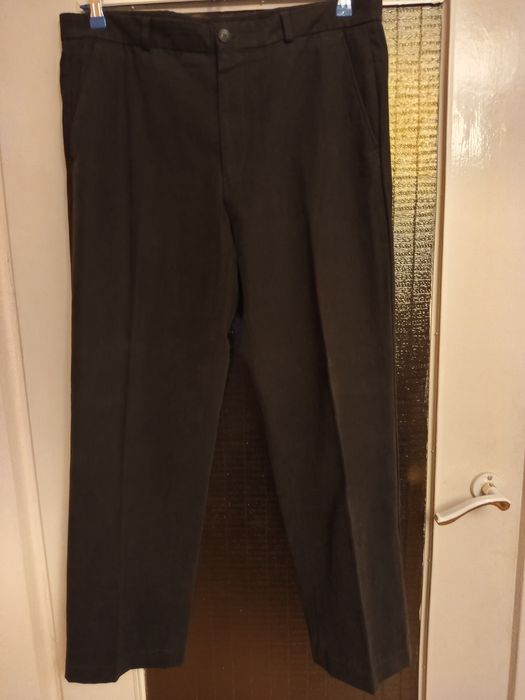 Spodnie męskie ciemny brąz rozmiar 52, pas98