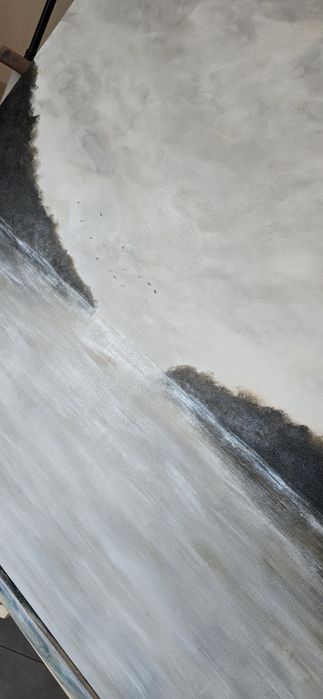 Obraz na płótnie Ręcznie malowany 80x100