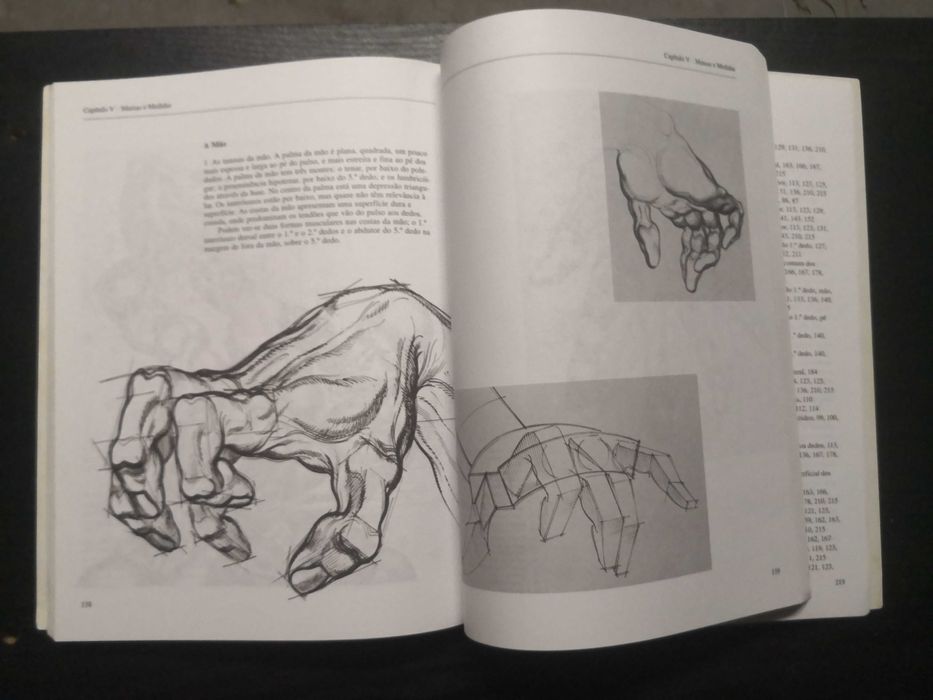O desenho anatómico sem dificuldade