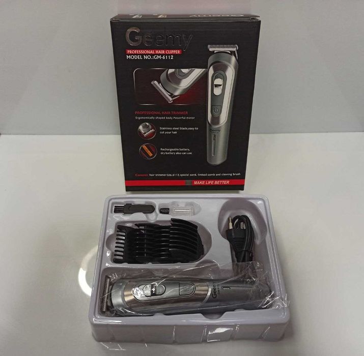 Триммер машинка для стрижки волос сьёмный аккумулятор есть САМОВЫВОЗ
