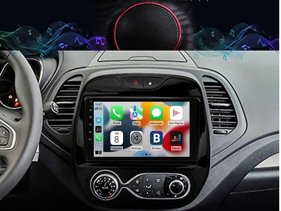 Radio samochodowe Android Renault Captur,Clio (9" Auto AC, UV) 2013-17