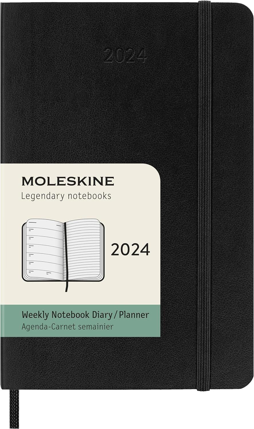 Еженедельник Moleskine 2024 с мягкой обложкой формат А4