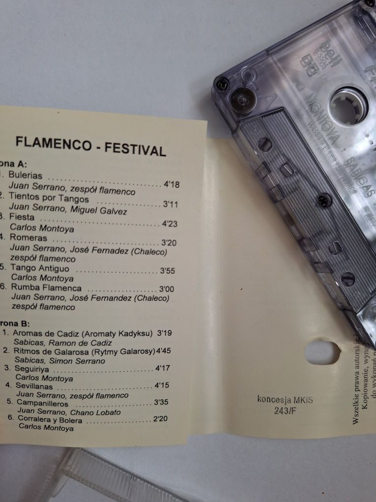 Carlos Montoya, kaseta magnetofonowa - Flamenco Festival