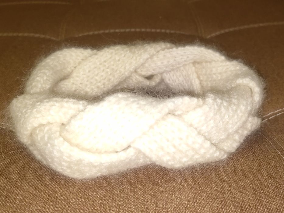 Шерстяная повязка, пов'язка косичка на голову чалма H&M, шерсть, мохер