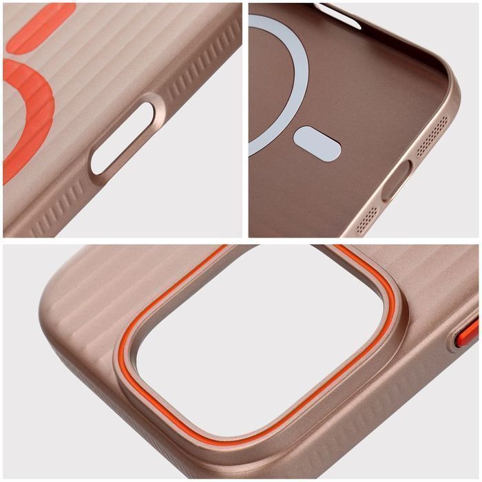 Futerał SIMPLY kompatybilny z MagSafe do IPHONE 16 Plus tytan pustynny