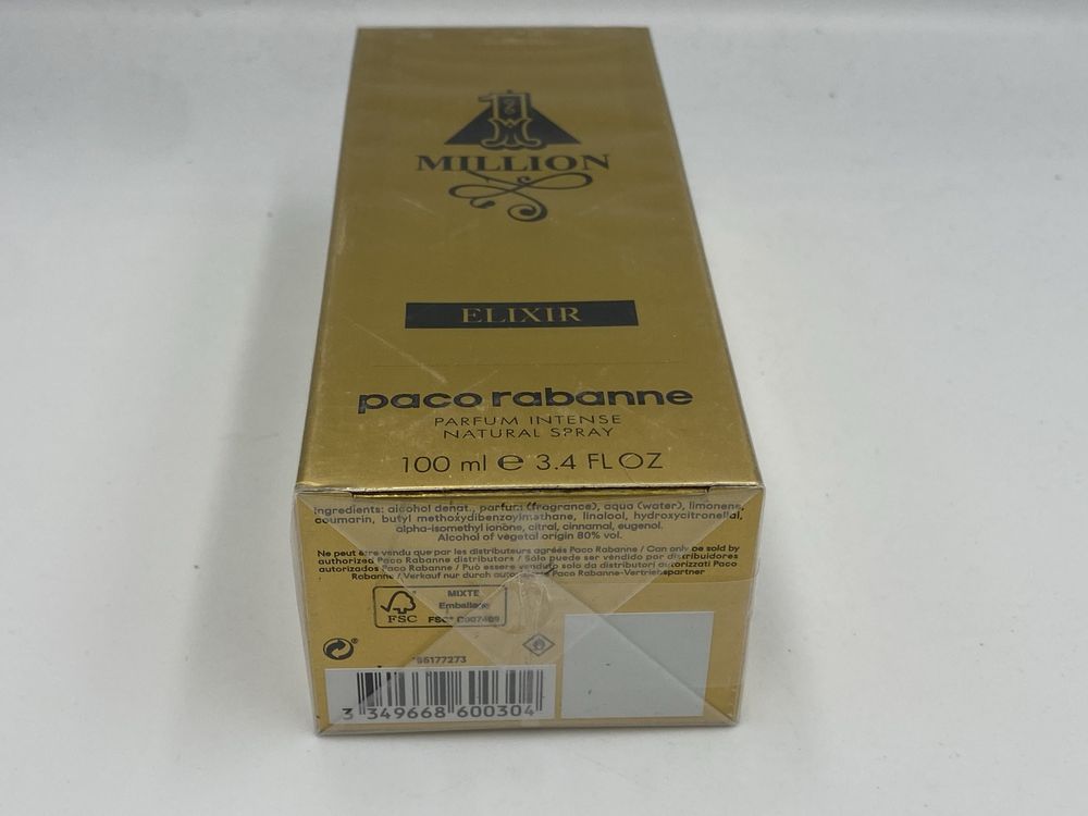 Oryginalne Paco Rabanne 1 Million Elixir 100ml.