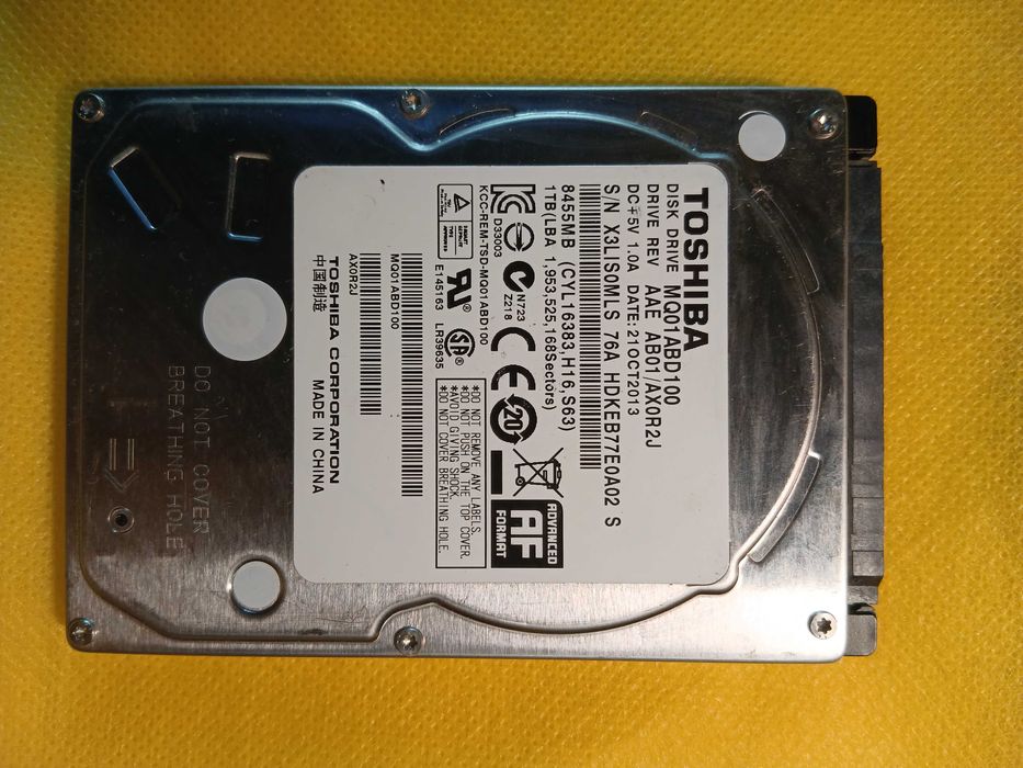 HDD Toshiba MQ01ABD100 (1TB)