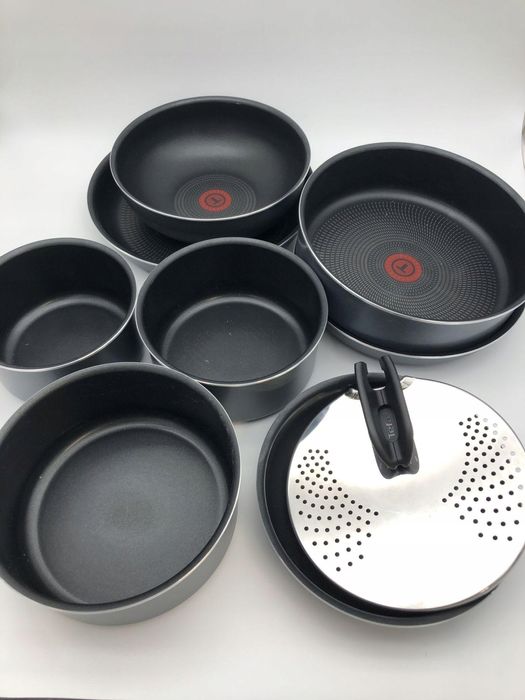 Zestaw garnków Tefal Ingenio Easy On czarny z powłoką nieprzywierającą
