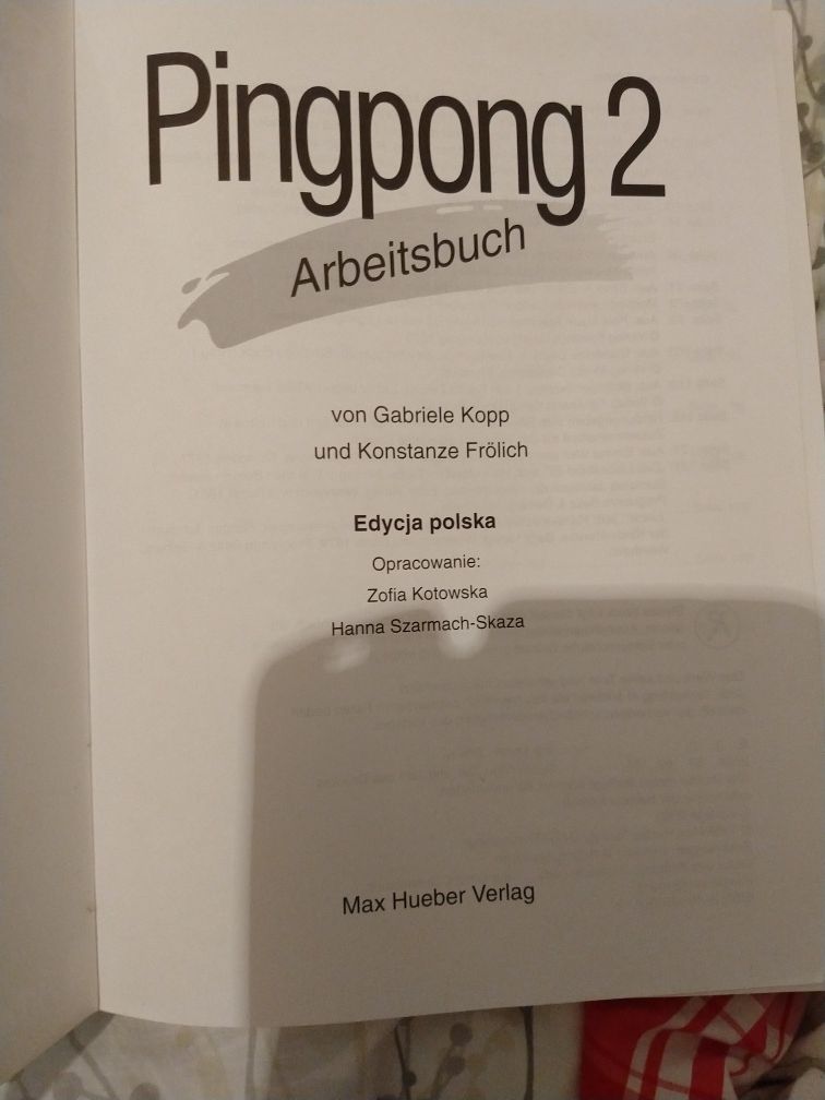 Ping Pong 2. Arbeitsbuch