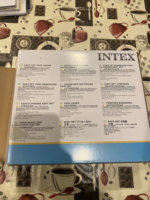 Capa piscina Intex 3,66 metros