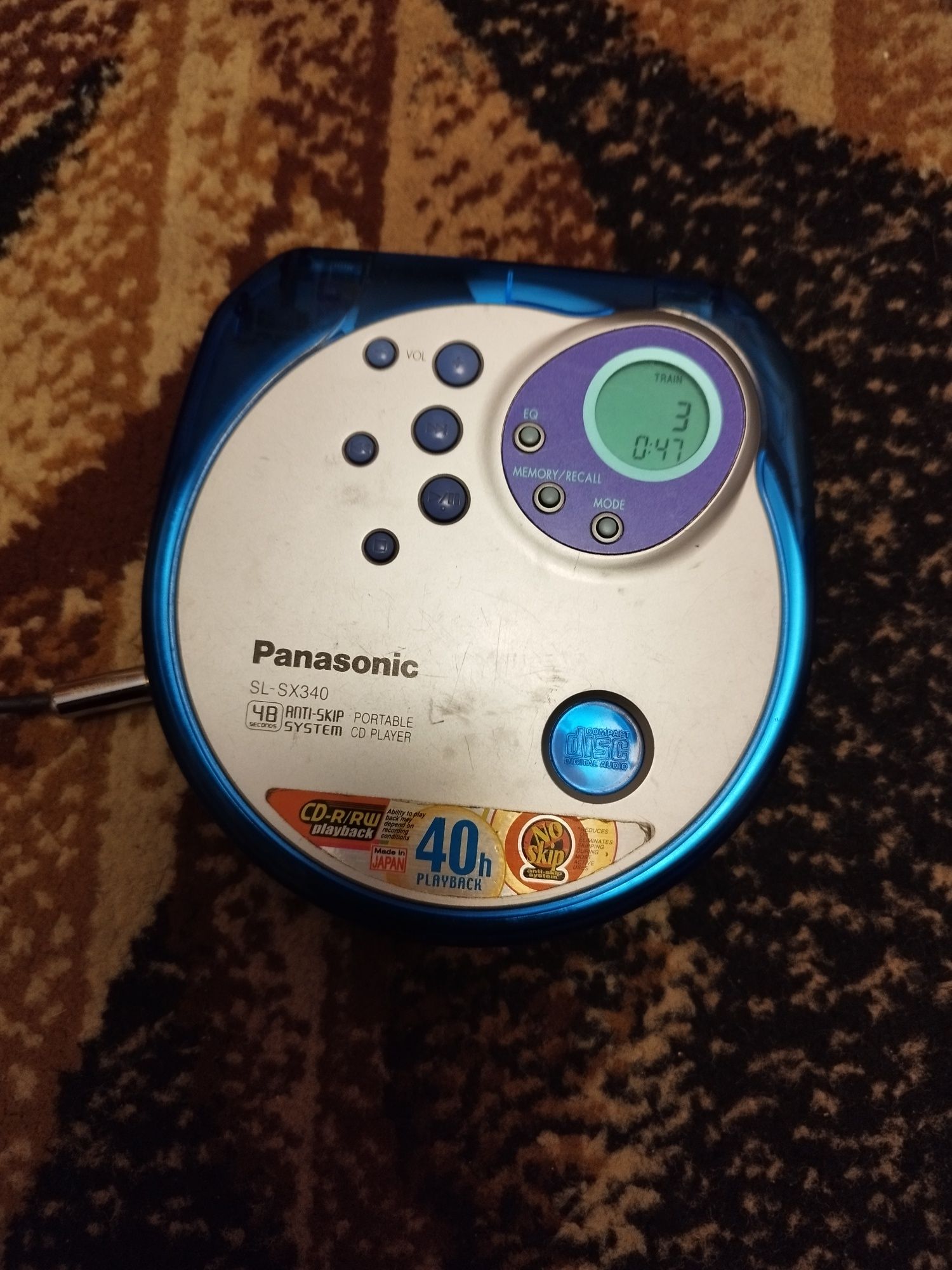 Discman Panasonic SL-LX340