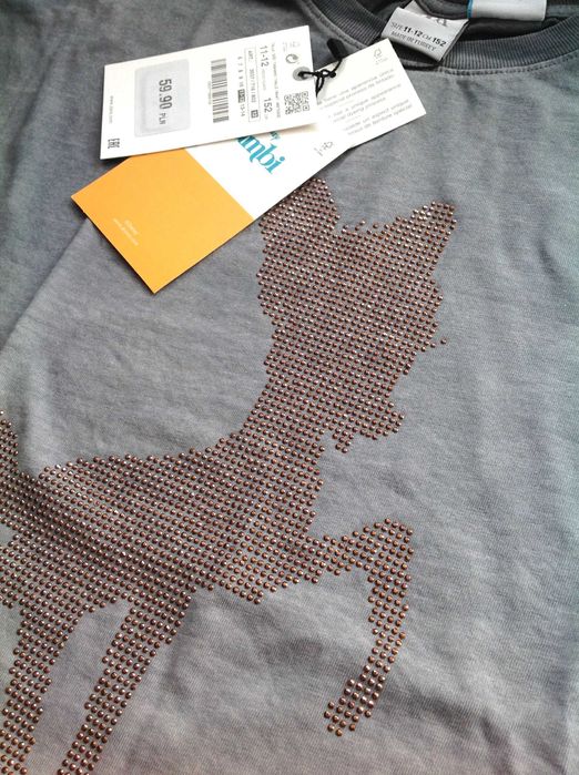Zara koszulka longsleeve Bambi 11 12 lat