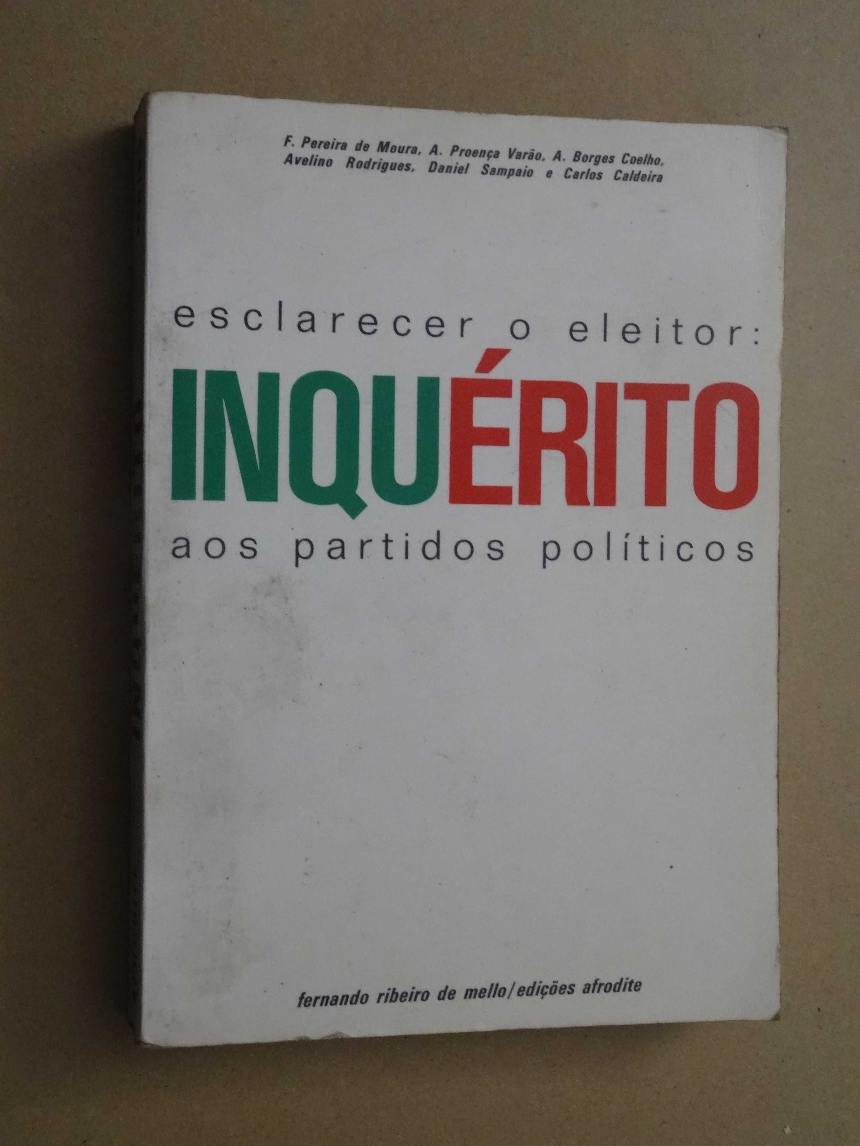 Esclarecer o Eleitor Inquérito Aos Partidos Políticos de F. Pereira