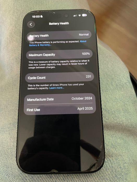 Vendo IPhone 16 pro, 256G.
