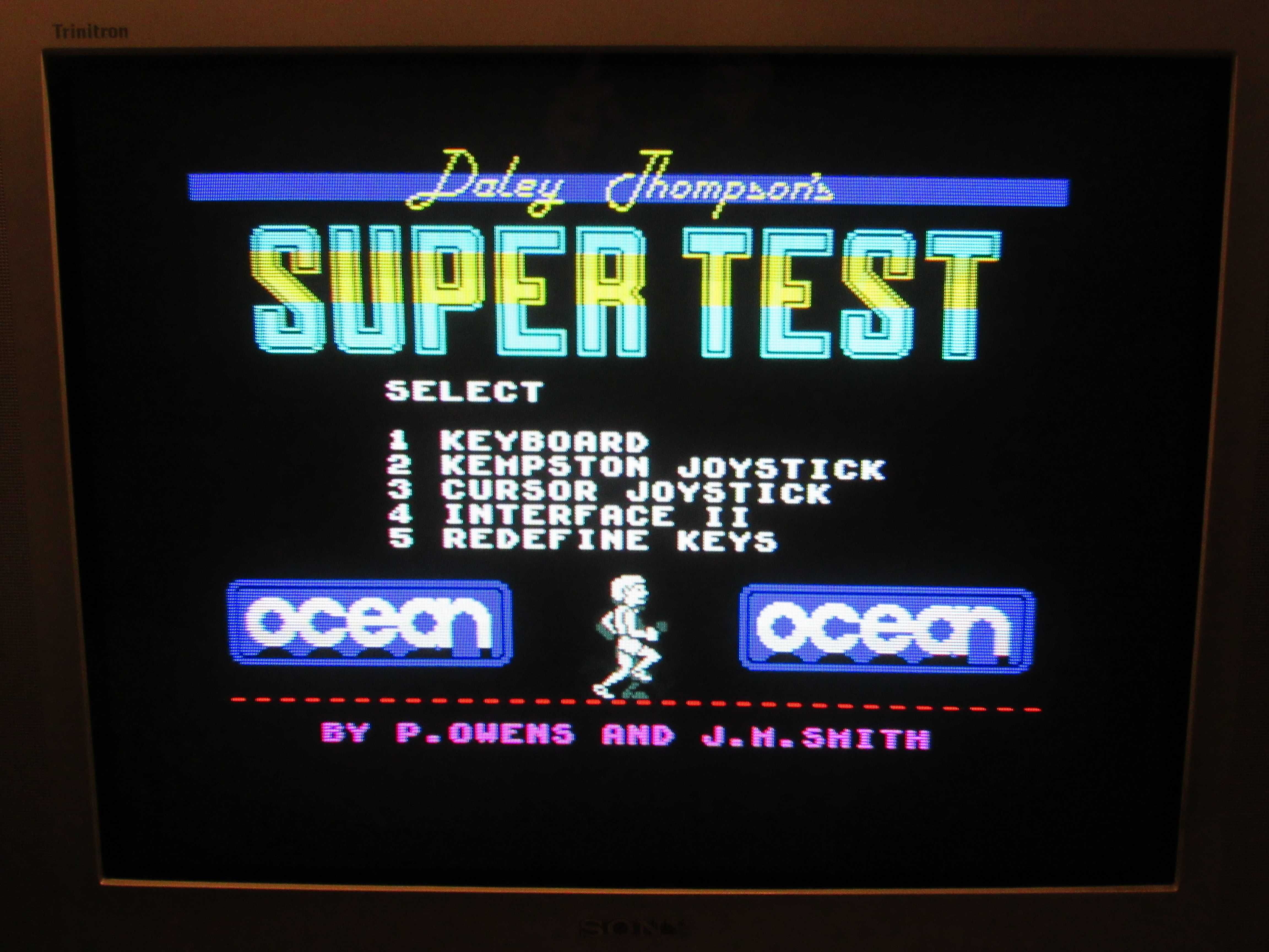 Jogo Zx Spectrum Daley Thompson's Super Test